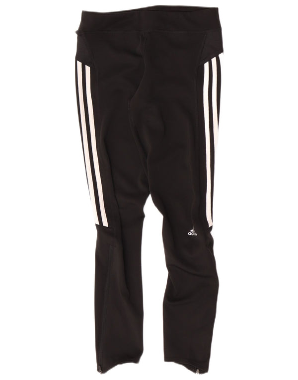 Adidas Γυναικεία κολάν Capri UK 8 Small Black Ride Polyester Sports
