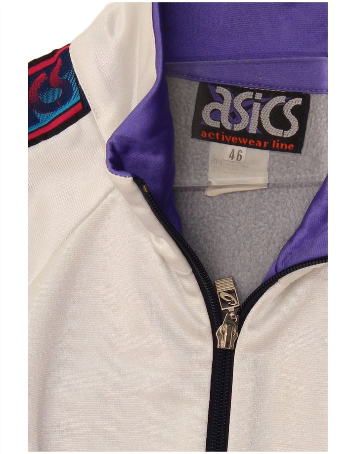 Γυναικεία αθλητική φόρμα ASICS Top Jacket IT 46 Large Navy Blue Colourblock