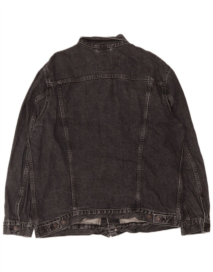 Ανδρικό τζιν μπουφάν Levi's UK 44 2XL Μαύρο βαμβακερό