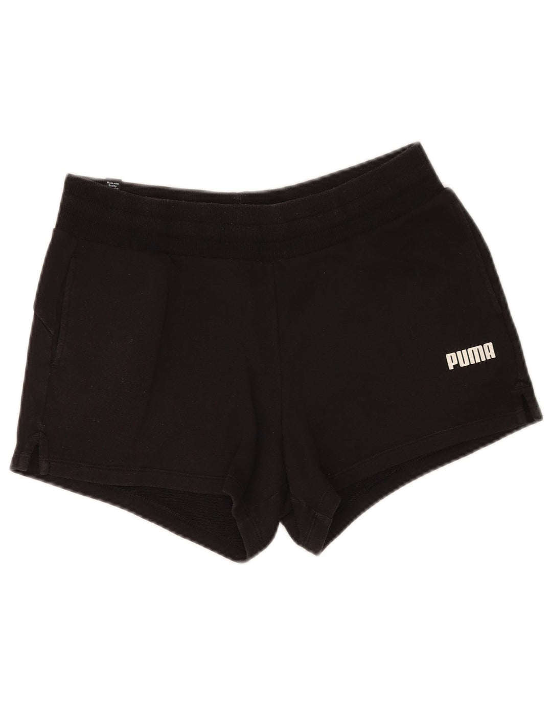 Γυναικείο αθλητικό σορτς Puma UK 12 μεσαίο μαύρο βαμβακερό