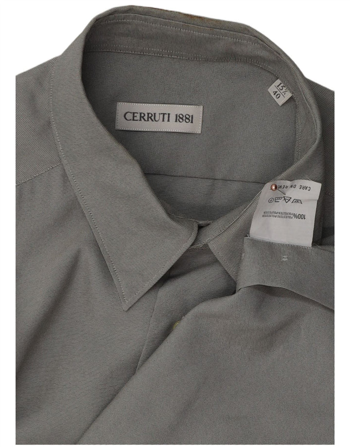 Ανδρικό πουκάμισο Cerruti 1881 Size 40 15 1/2 Medium Grey Polyester