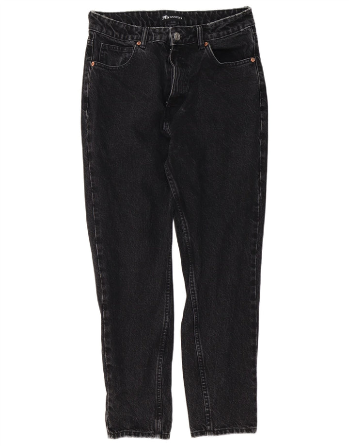 Zara Γυναικείο Tapered Jeans EU 40 Medium W30 L27 Μαύρο