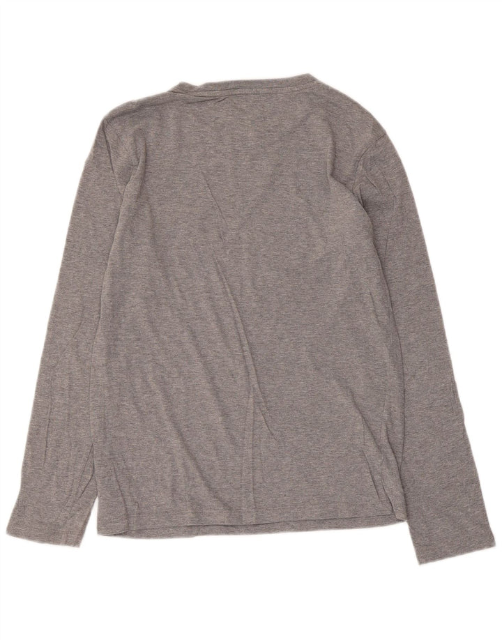 Tommy Hilfiger Boys Top Μακρυμάνικο 12-13 ετών Γκρι Βαμβακερό