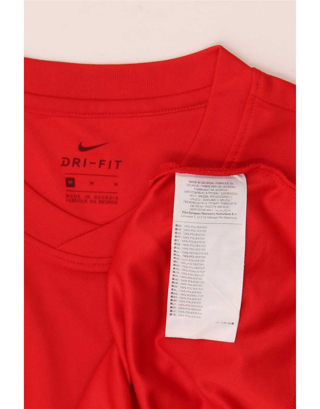 Ανδρικό T-shirt Nike Dri Fit Τοπ μεσαίου κόκκινου πολυεστέρα