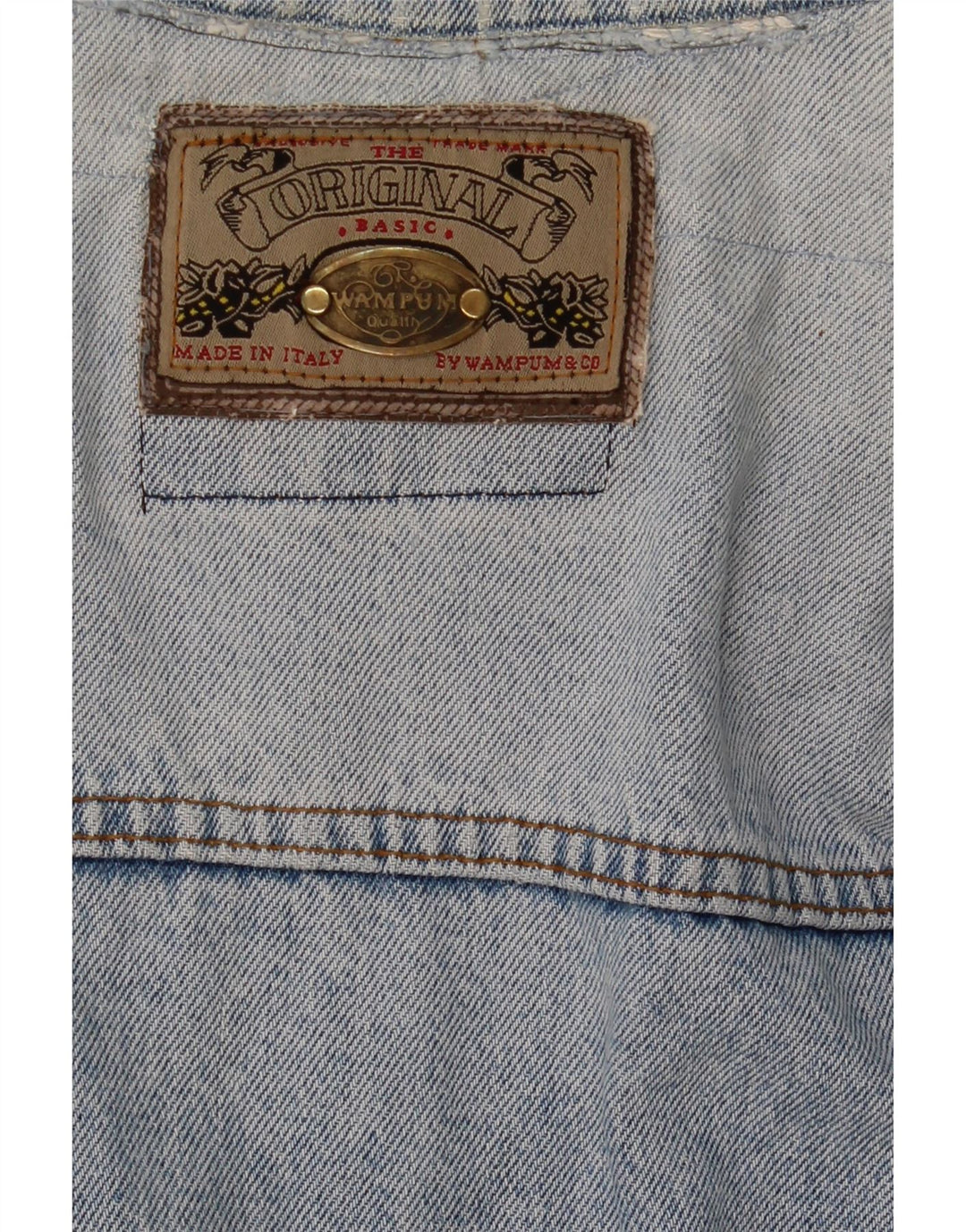Ανδρικό τζιν μπουφάν Wampum UK 38 Medium Blue