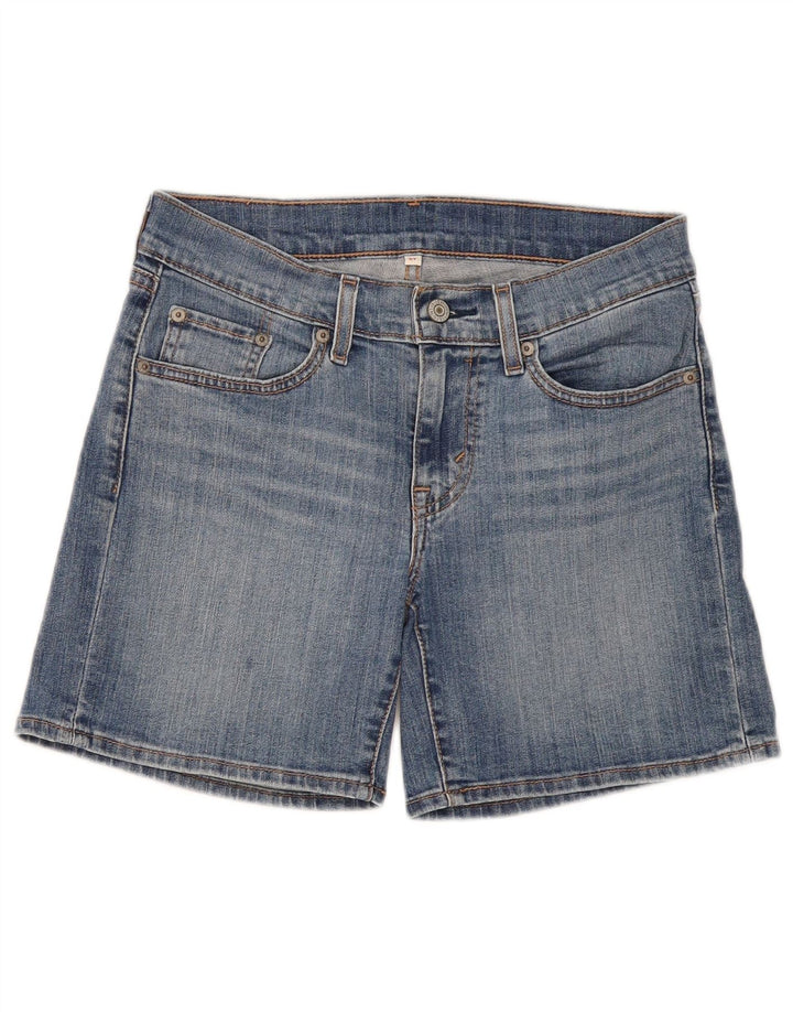 Γυναικείο τζιν σορτς Levi's W27 μικρό μπλε βαμβακερό