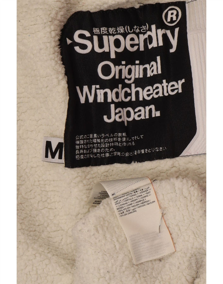 Superdry Γυναικείο Windcheater Windbreaker Jacket UK 14 Medium Khaki Nylon