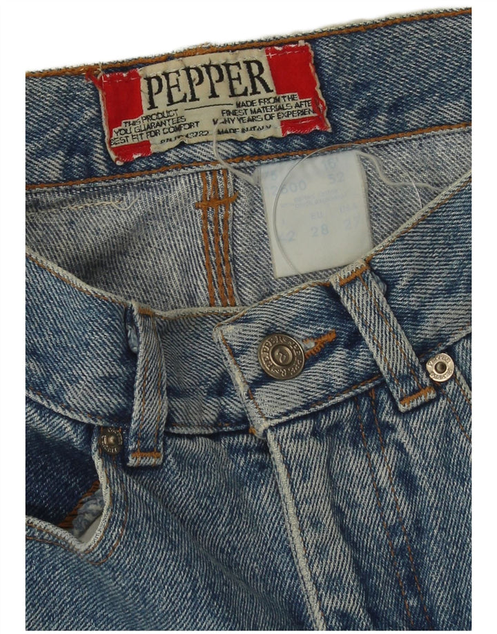 Vintage Γυναικείο Τζιν Σορτς IT 42 Medium W28 Μπλε Βαμβακερό