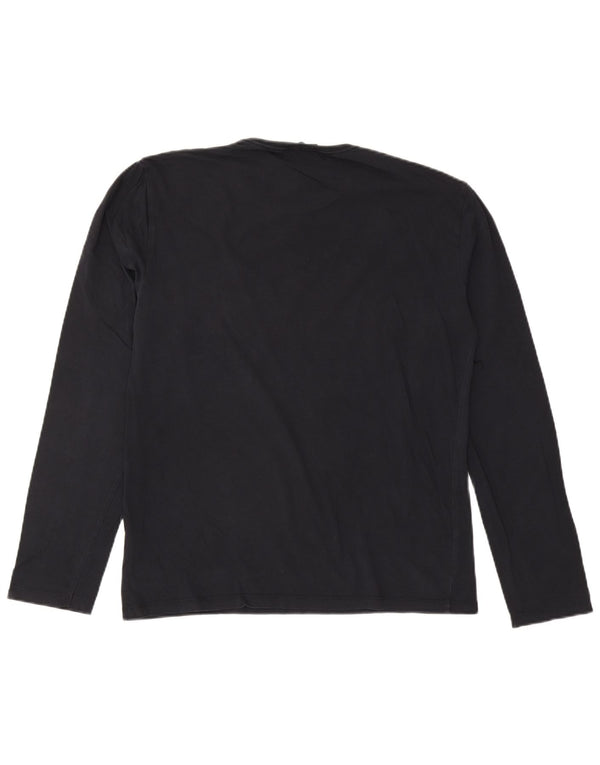 Ανδρικό τοπ Gas Μακρύ μανίκι 2XL Navy Blue Cotton
