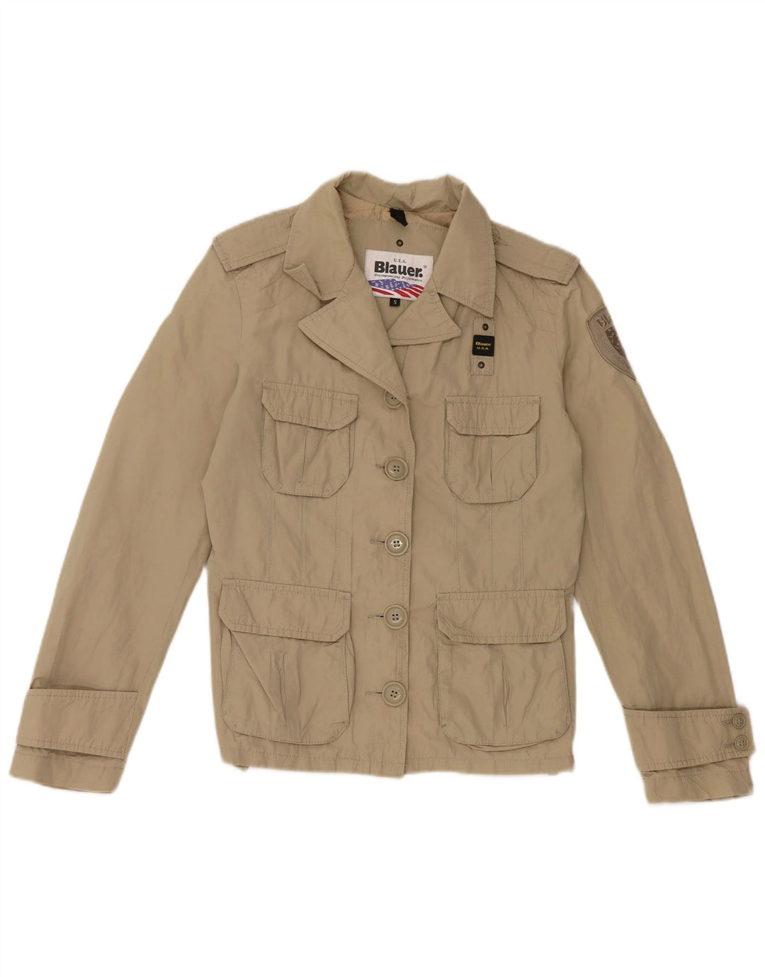 Blauer Γυναικείο Military Jacket UK 10 Small Khaki