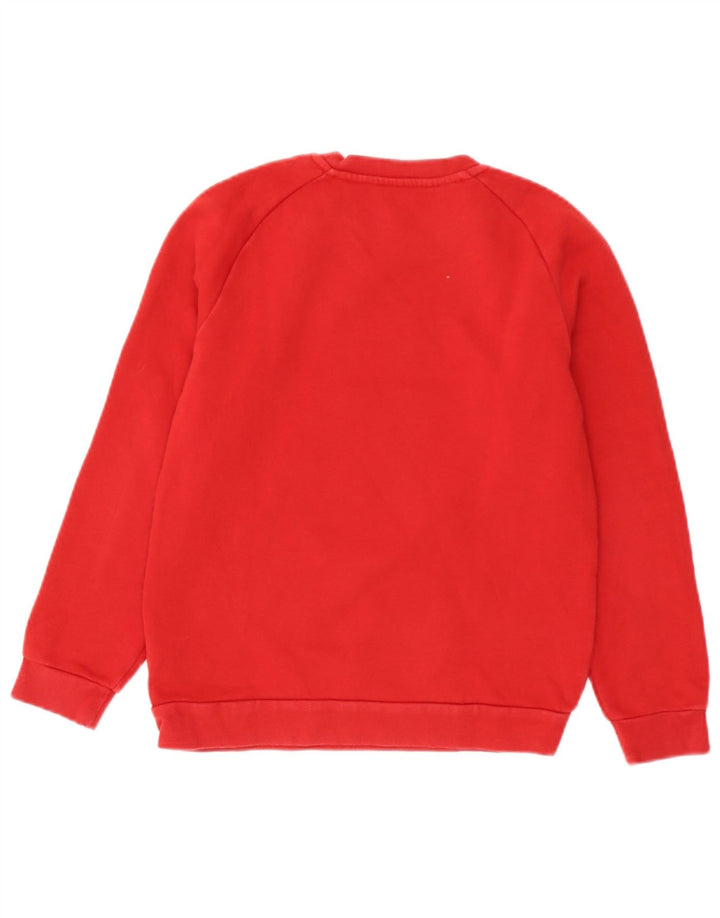 Φούτερ Adidas Boys Jumper 11-12 ετών Κόκκινο βαμβακερό