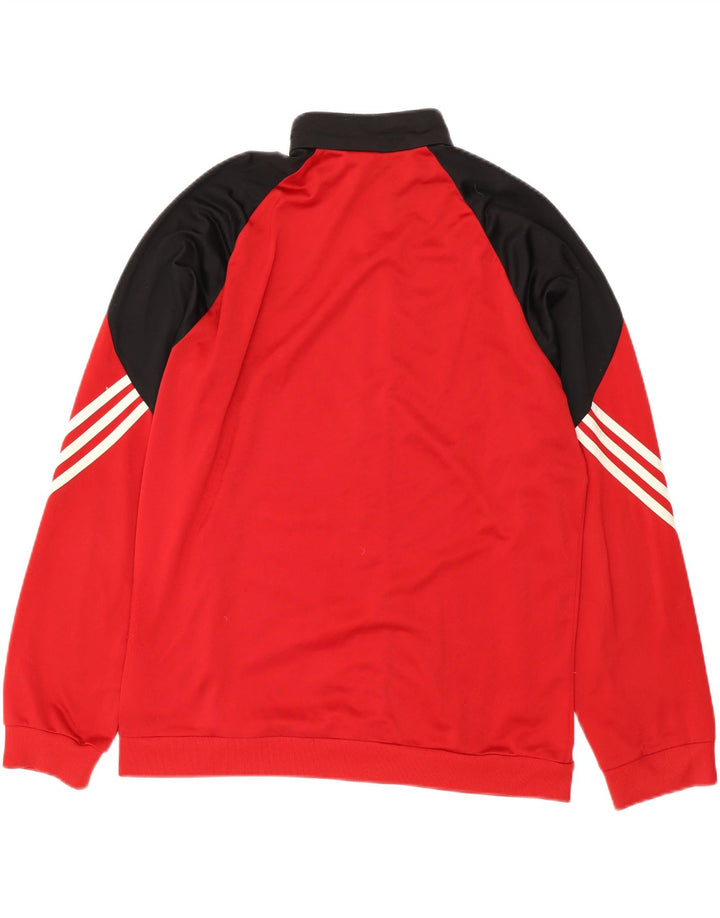 Ανδρική αθλητική φόρμα Adidas Top Jacket Μεσαίο Κόκκινο Colourblock Πολυεστέρας