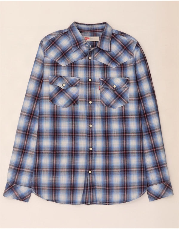 Ανδρικό πουκάμισο Levi's Standard Fit Small Blue Check Cotton