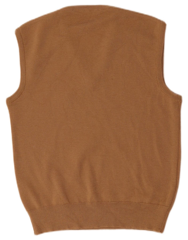 Vintage ανδρικό γιλέκο Tank Top IT 48 Medium Beige Wool