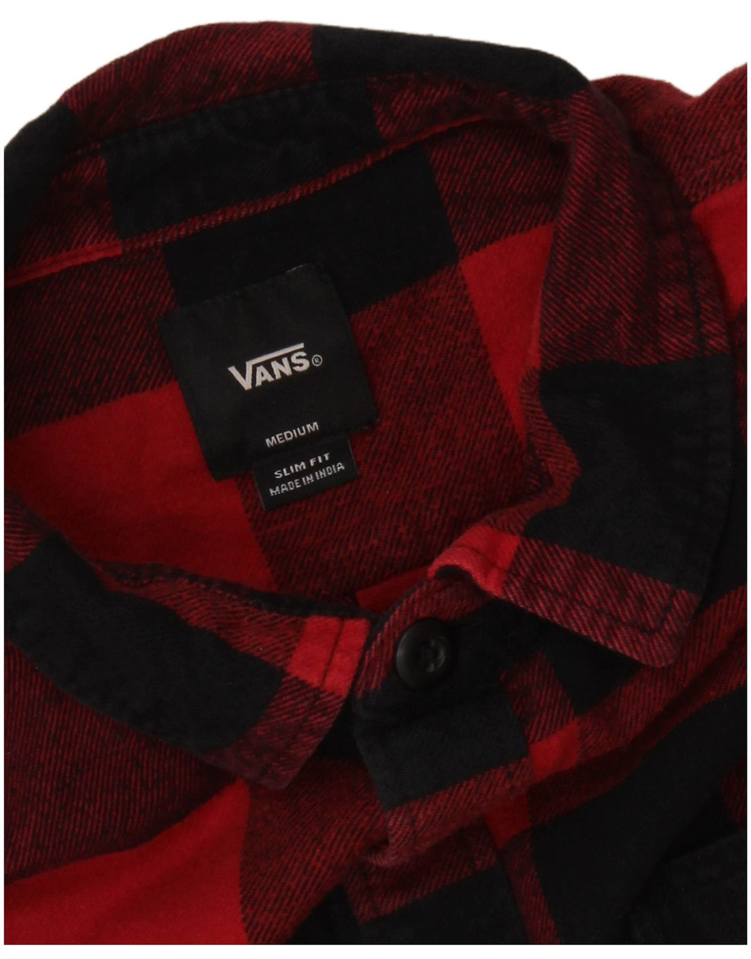 Ανδρικό φανελένιο πουκάμισο Vans Slim Fit Medium Red Gingham