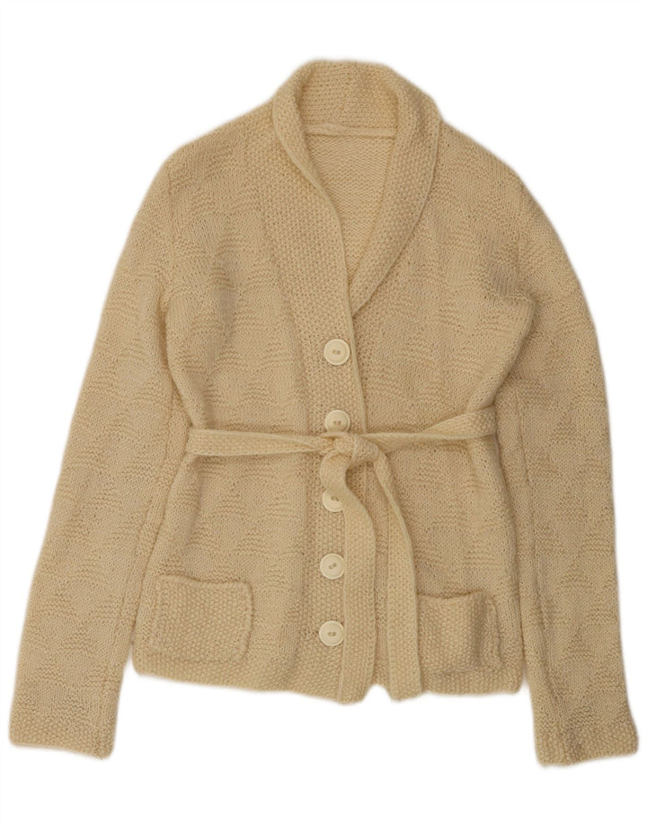 Vintage Γυναικεία Ζακέτα UK 14 Medium Beige