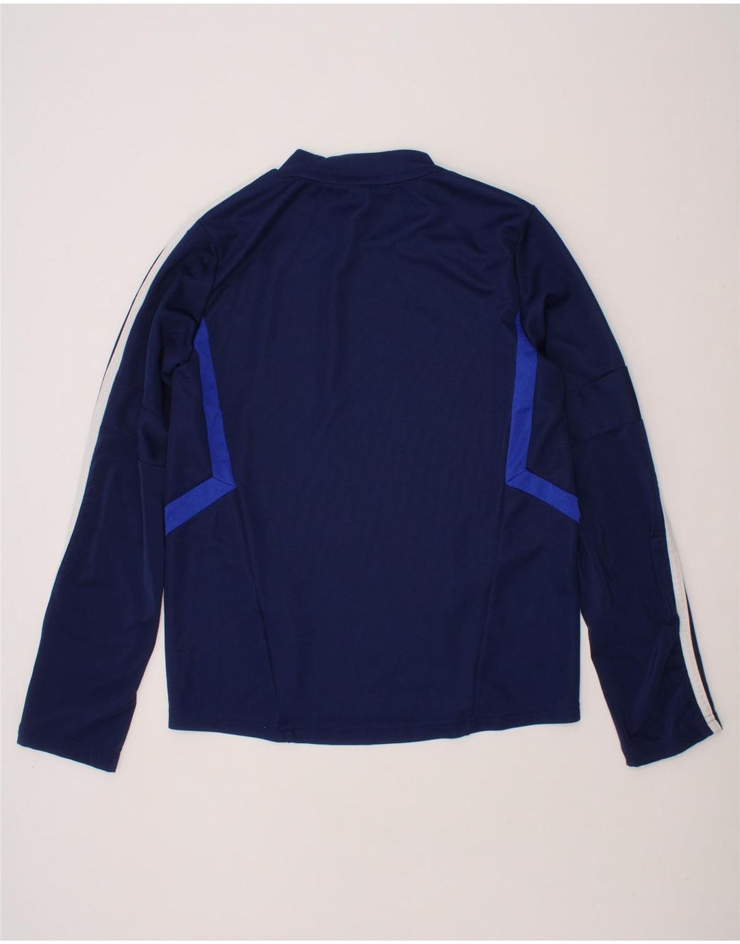 ADIDAS Boys Aeroready Pullover Tracksuit Top 9-10 Years Navy Blue Vintage Adidas and Second-Hand Adidas from Messina Hembry 