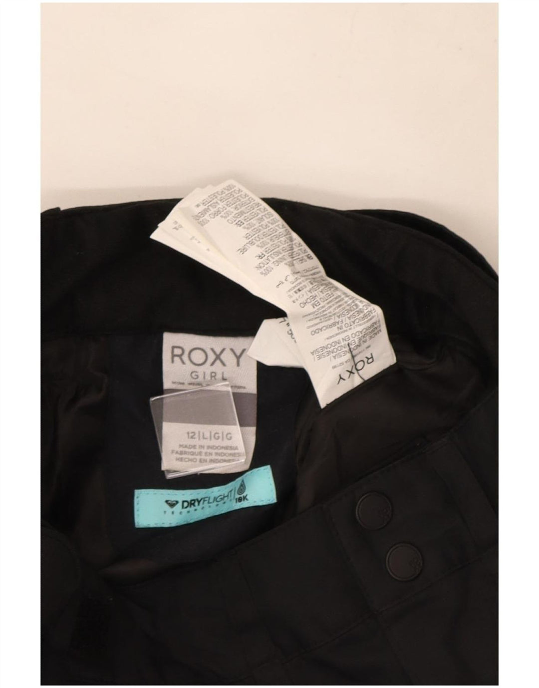 Παντελόνι σκι Roxy Girls 11-12 Years Large Μαύρο