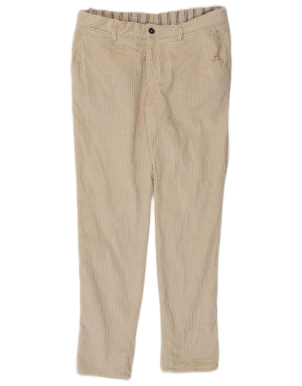 Massimo Dutti Ανδρικό κοτλέ παντελόνι EU 44 Large W34 L31 Off White