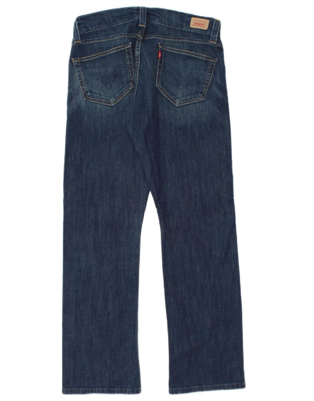 LEVI'S Γυναικείο 504 τζιν με κλίση ίσιο US 13 μεγάλο W34 L30 μπλε βαμβακερό