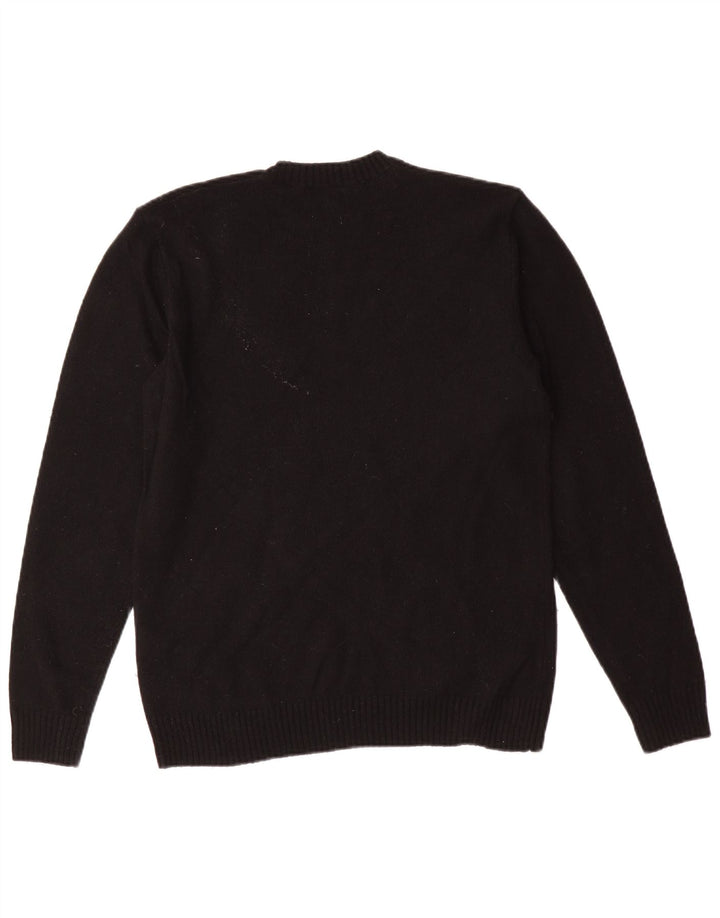 Ανδρικό πουλόβερ Levi's Standard Crew με λαιμόκοψη, μεσαίο μαύρο μάλλινο