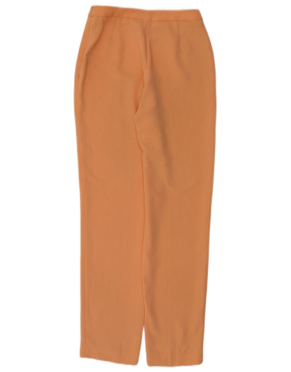 Vintage γυναικείο κωνικό casual παντελόνι EU 36 Small W26 L28 Orange