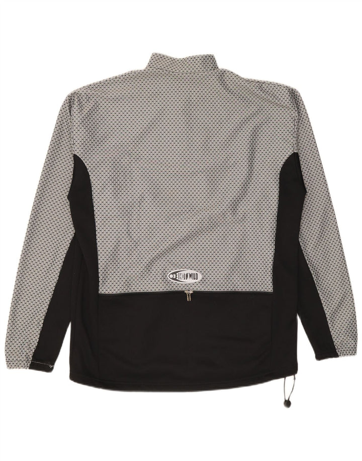 Ανδρική φόρμα Vintage γραφικό πουλόβερ Top IT 50 Medium Grey Colourblock