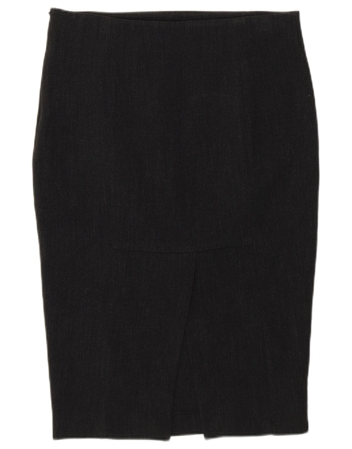 Zara Γυναικεία Pencil Φούστα Medium W28 Grey Polyester