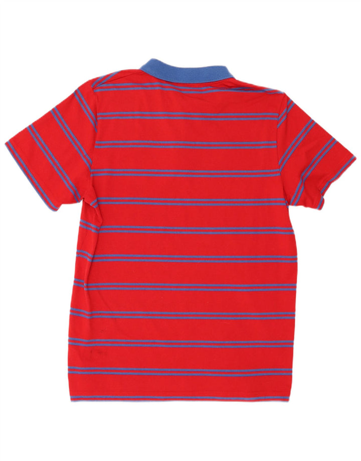 Sergio Tacchini Ανδρικό πουκάμισο Polo μεγάλο κόκκινο ριγέ πολυεστέρα