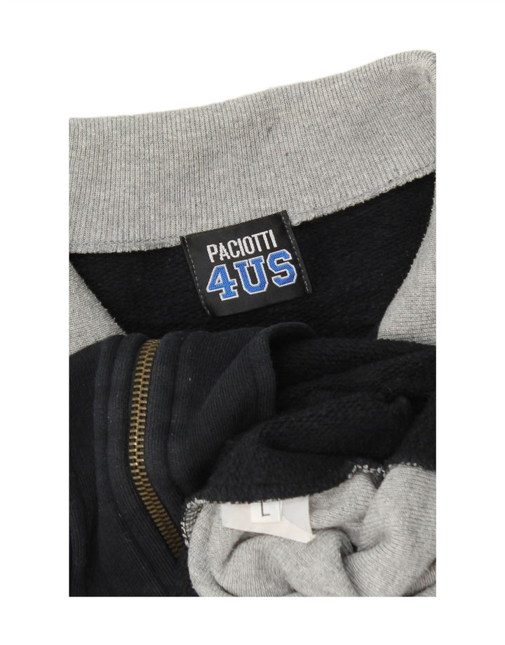 Cesare Paciotti 4US Γυναικεία αθλητική φόρμα Top Jacket UK 14 Large Navy Blue