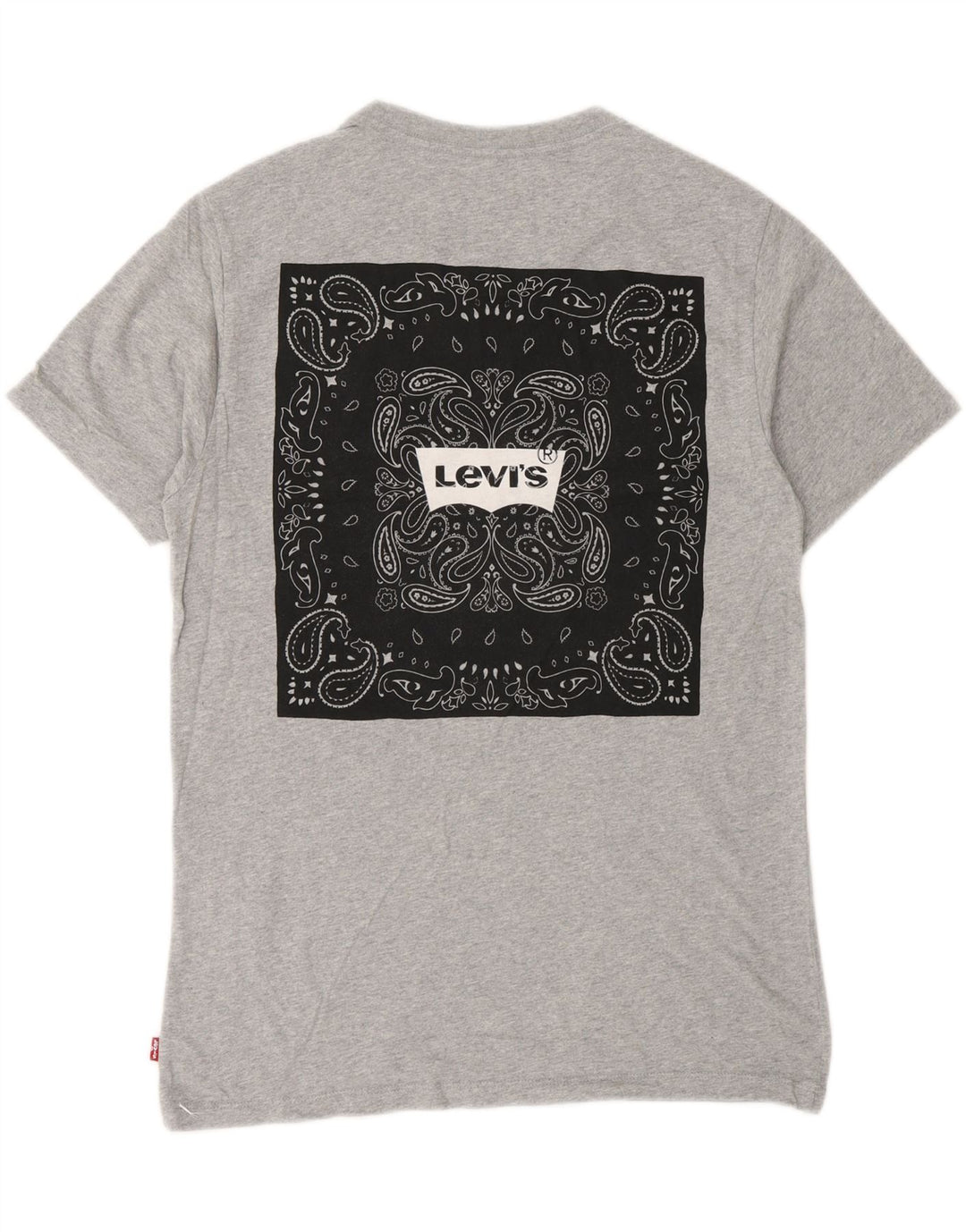 Ανδρικό γραφικό T-Shirt Levi's Standard XS Γκρι βαμβακερό