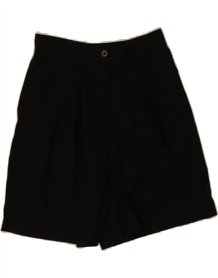 UNGARO Womens Chino Shorts W26 Small Black Vintage Ungaro and Second-Hand Ungaro from Messina Hembry 