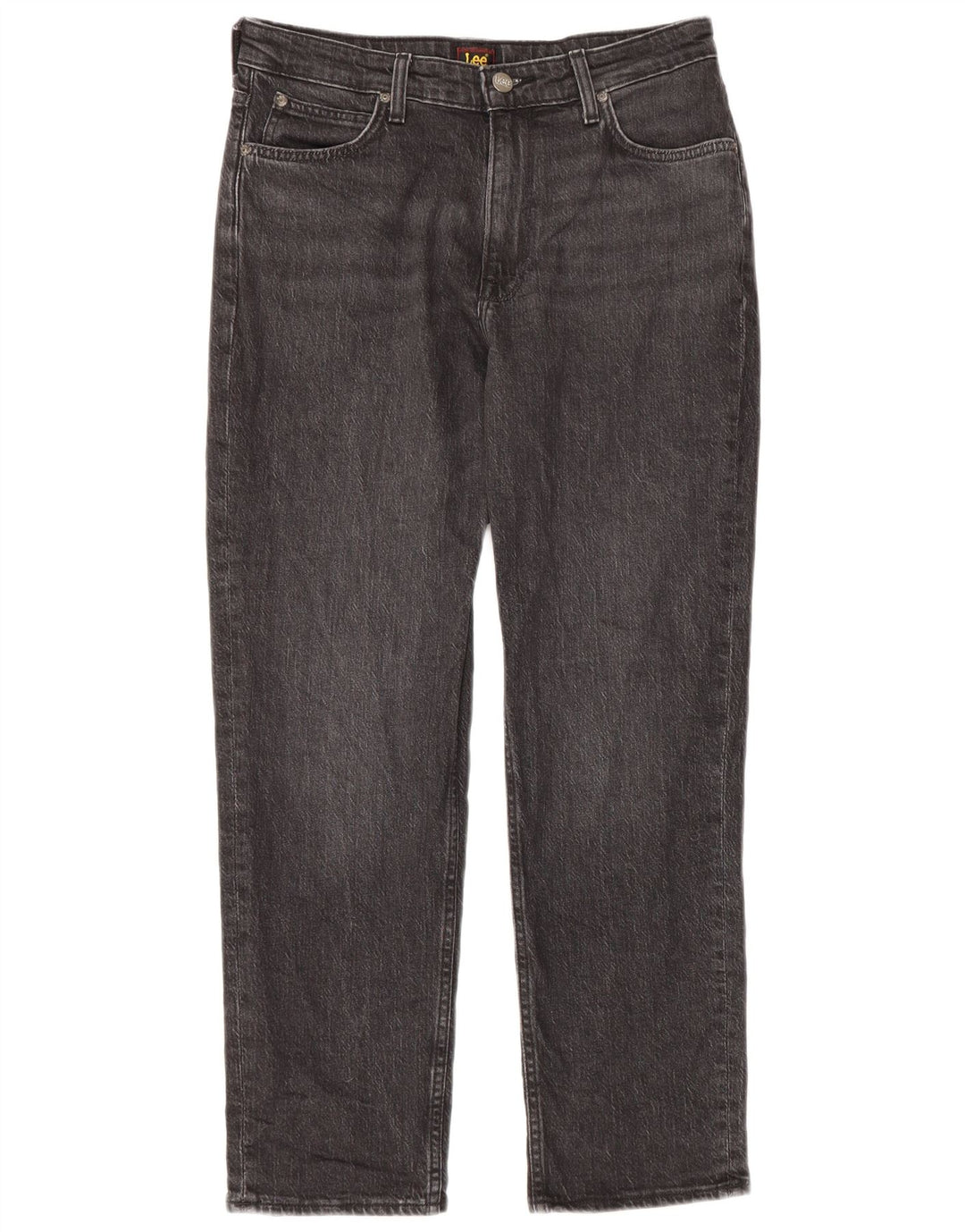 Lee Womens Carol Straight Jeans W29 L26 Γκρι βαμβακερό