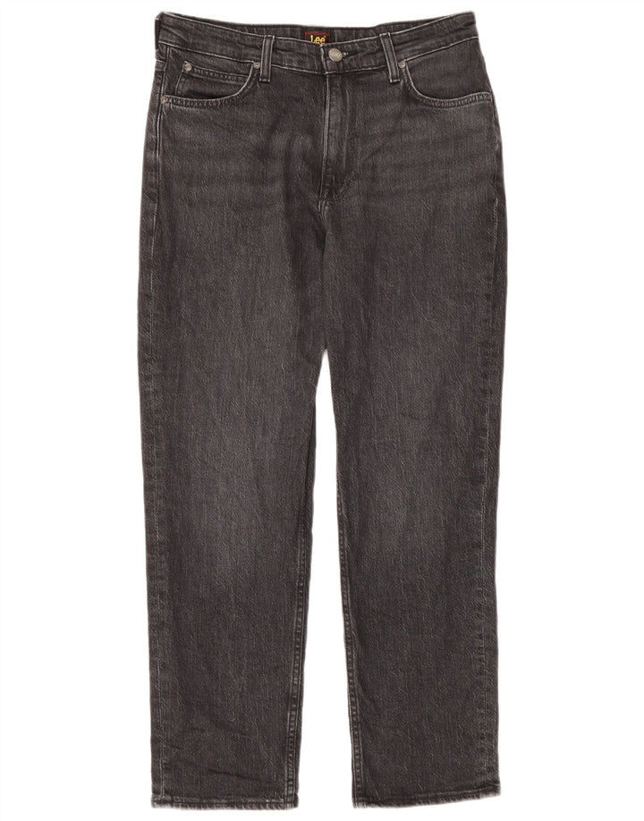 Lee Womens Carol Straight Jeans W29 L26 Γκρι βαμβακερό