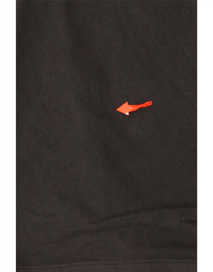 Adidas Boys T-Shirt Top 13-14 ετών Μαύρο βαμβακερό