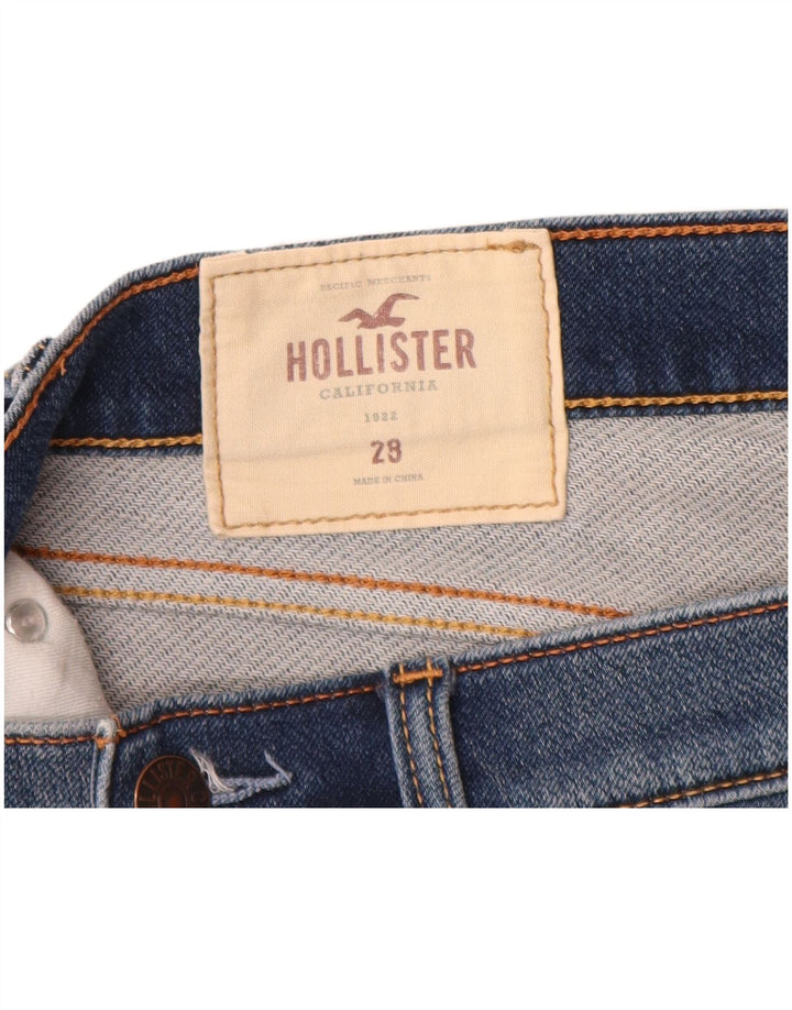 Ανδρικό τζιν σορτς HOLLISTER W28 Βαμβακερό μεσαίο μπλε