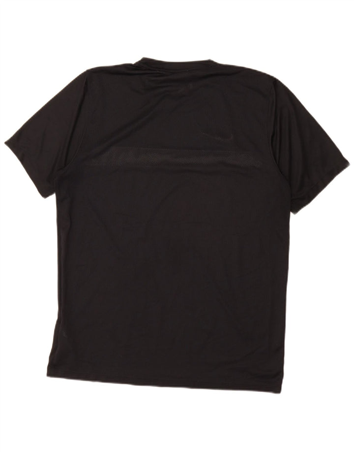 Ανδρικό T-Shirt NIKE Dri Fit Top Large Μαύρο Πολυεστέρας