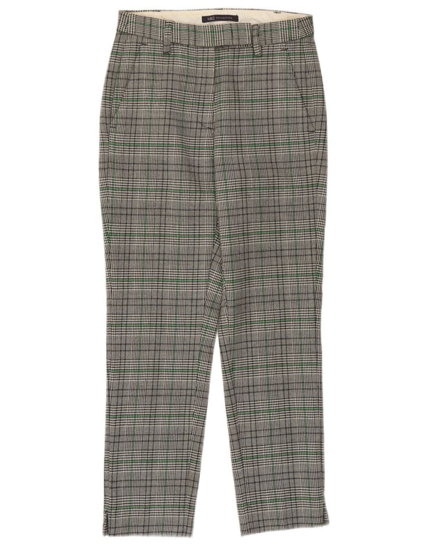 Marks & Spencer Γυναικείο Slim παντελόνι Chino UK 6 XS W26 L25 Grey Houndstooth