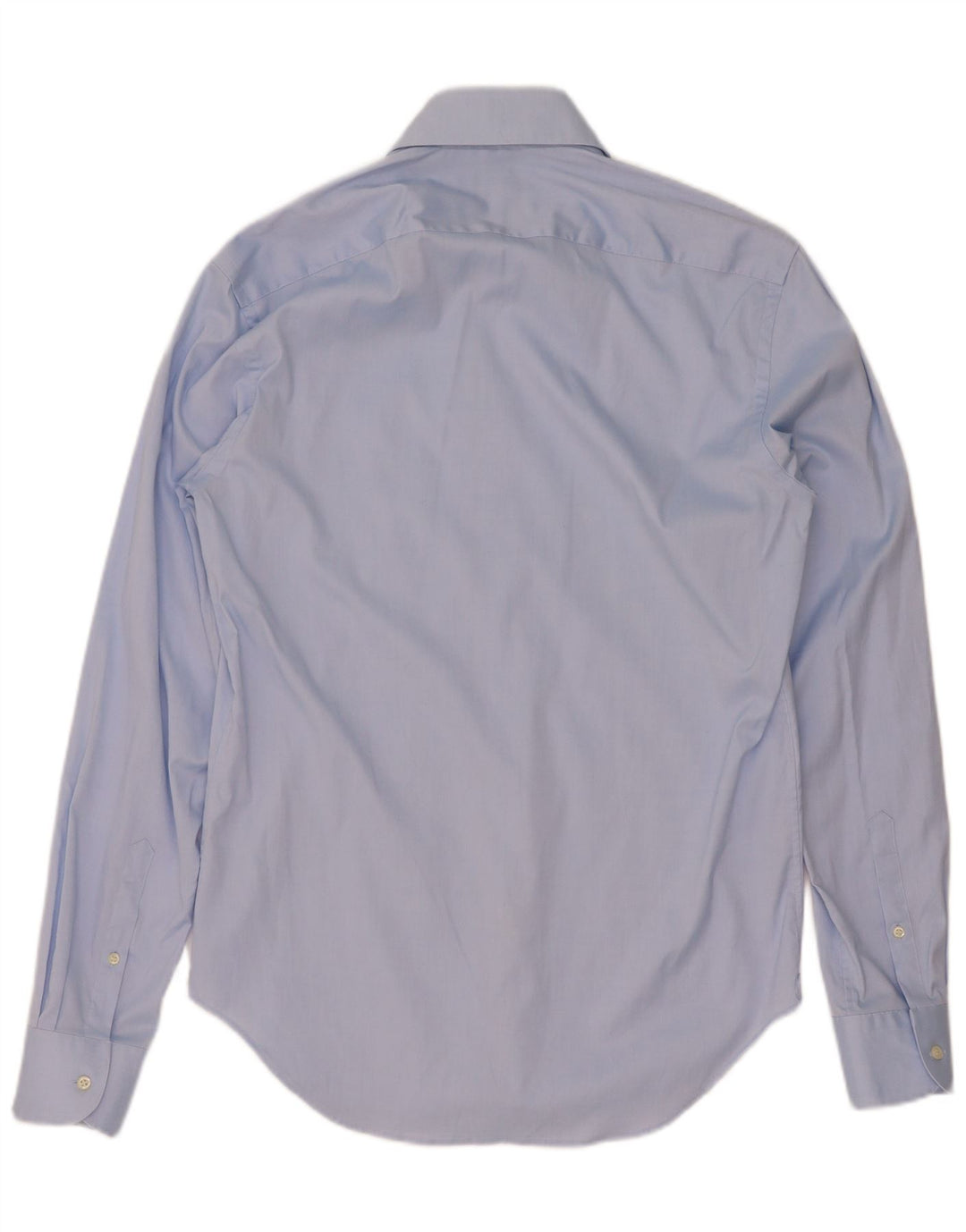 Boggi Mens Custom Fit Πουκάμισο Μέγεθος 39 Μεσαίο Μπλε Βαμβάκι