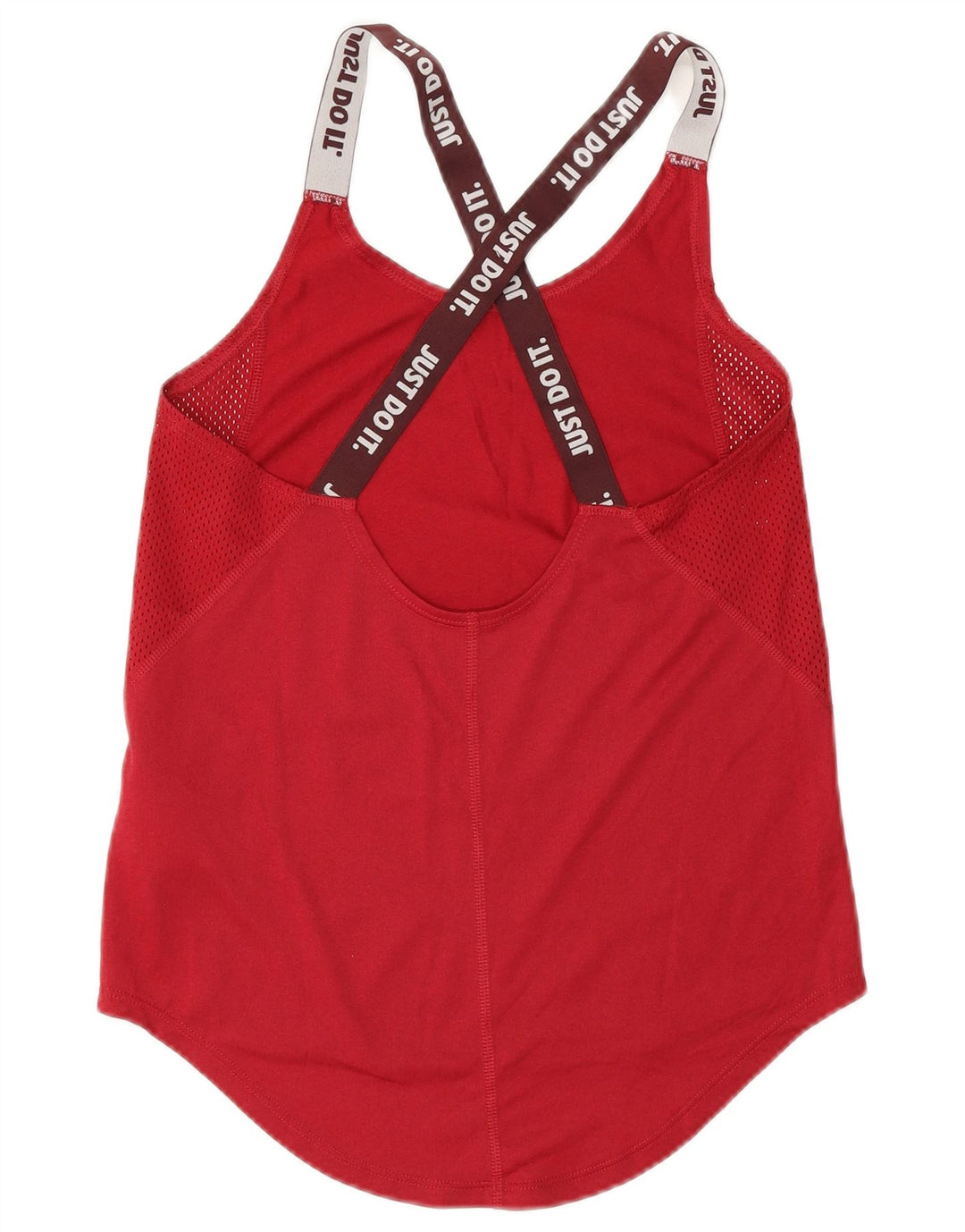 Γυναικείο γιλέκο γραφικών Nike Dri Fit Top UK 6 XS Red Polyester