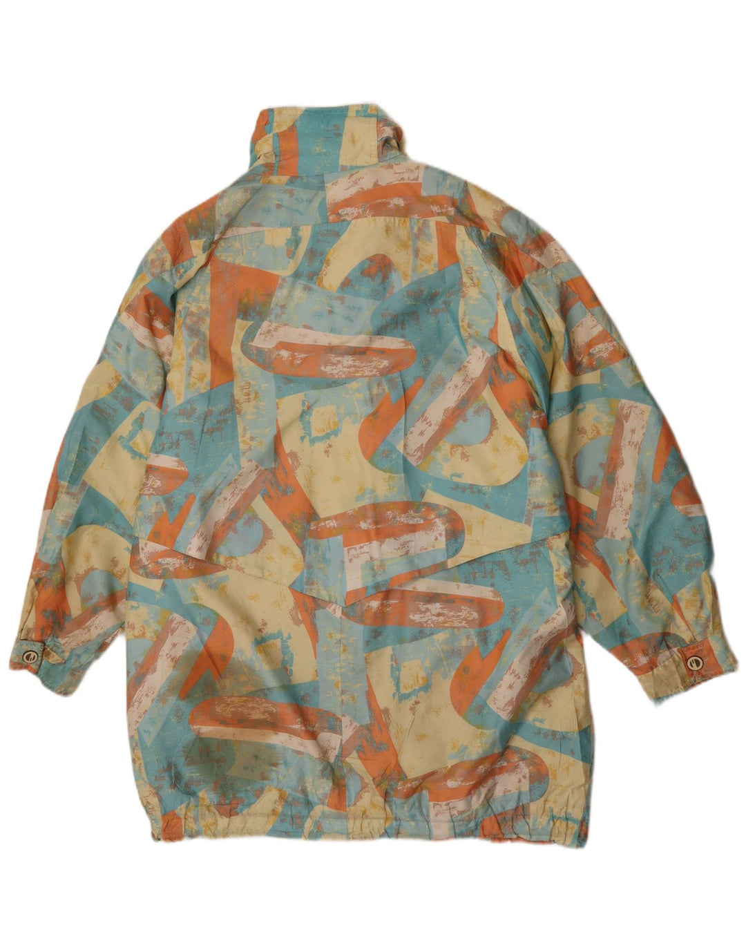 Vintage Γυναικείο Abstract Pattern Windbreaker Coat EU 46 XL Πολύχρωμο