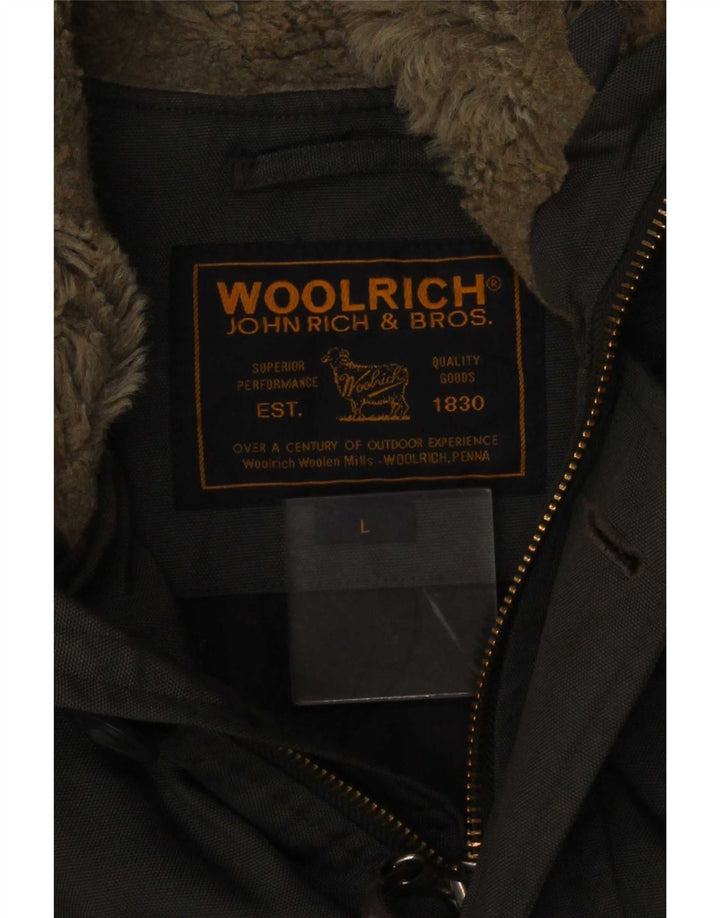Woolrich Ανδρικό μπουφάν Parka με κουκούλα UK 40 Large Grey