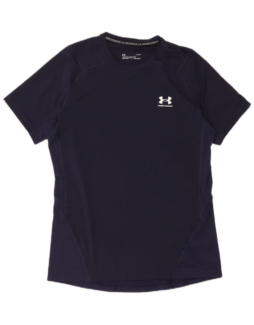 Ανδρικό μπλουζάκι Under Armour Heat Gear Top Large Navy Blue Polyester