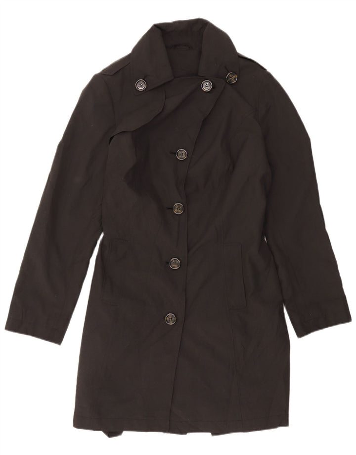 Marks & Spencer Γυναικεία καμπαρντίνα UK 14 Large Black Polyester