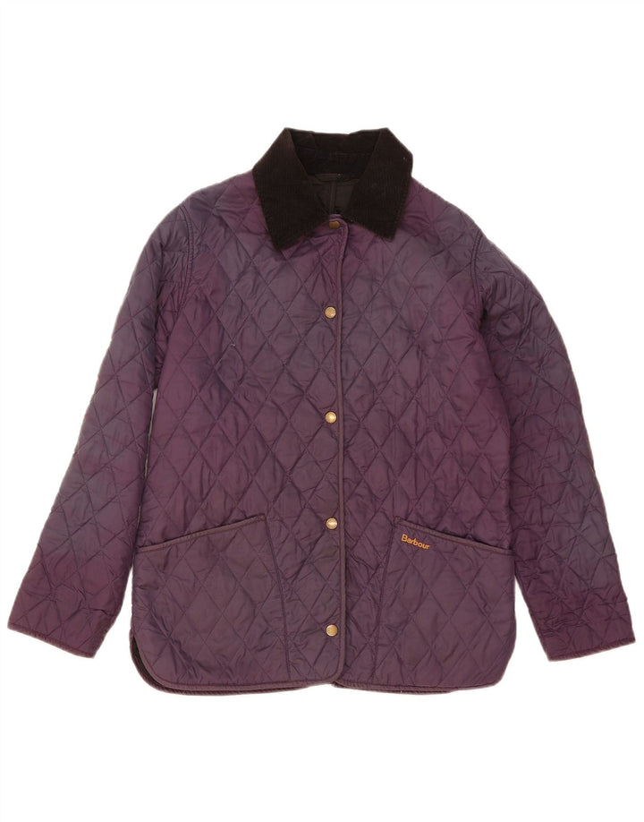 Γυναικείο καπιτονέ μπουφάν Barbour UK 12 Medium Purple Polyester