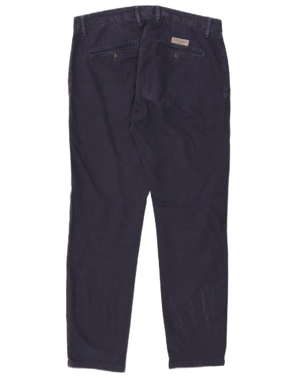 Ανδρικό παντελόνι Chino Jeckerson Slim W31 L29 Navy Blue Cotton
