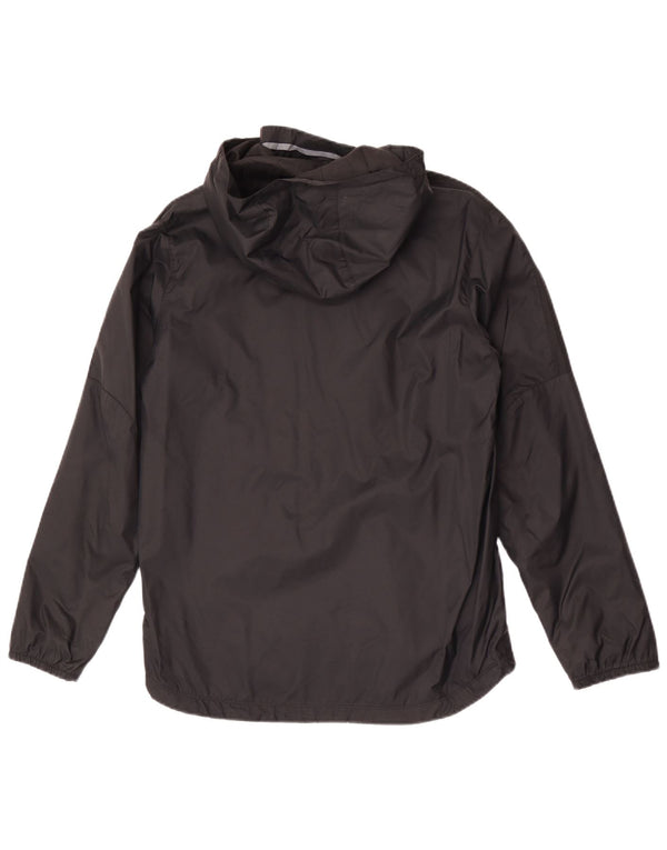 Μπουφάν βροχής Nike Boys Hooded 13-14 Years XL Μαύρο νάιλον
