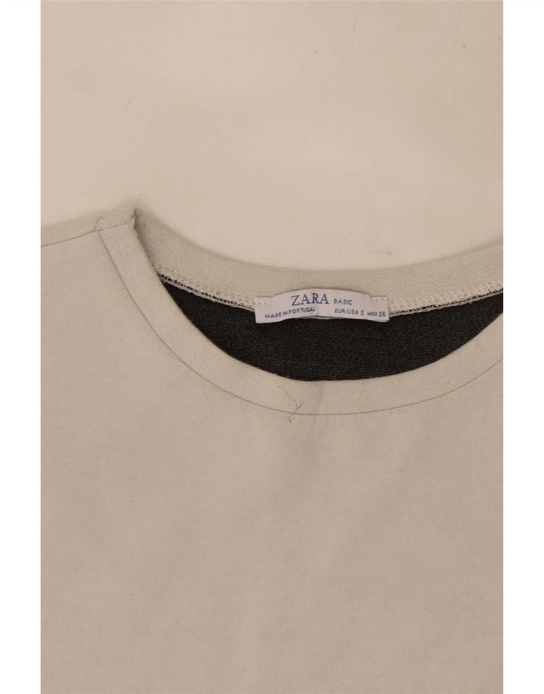 Zara Γυναικείο τοπ μακρυμάνικο UK 10 Small Grey