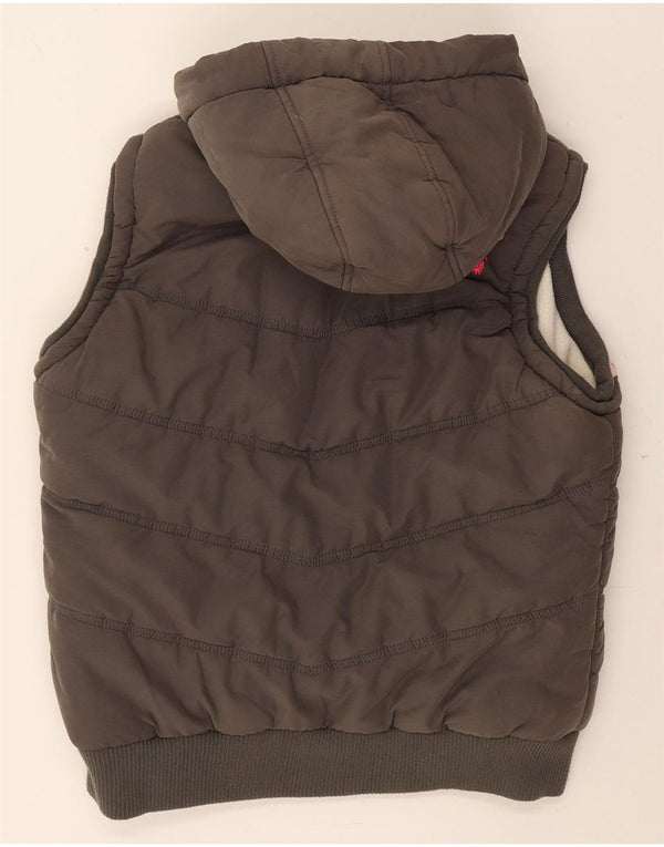Superdry γυναικεία κουκούλα με επένδυση Gilet UK 18 XL Grey Fair Isle Cotton