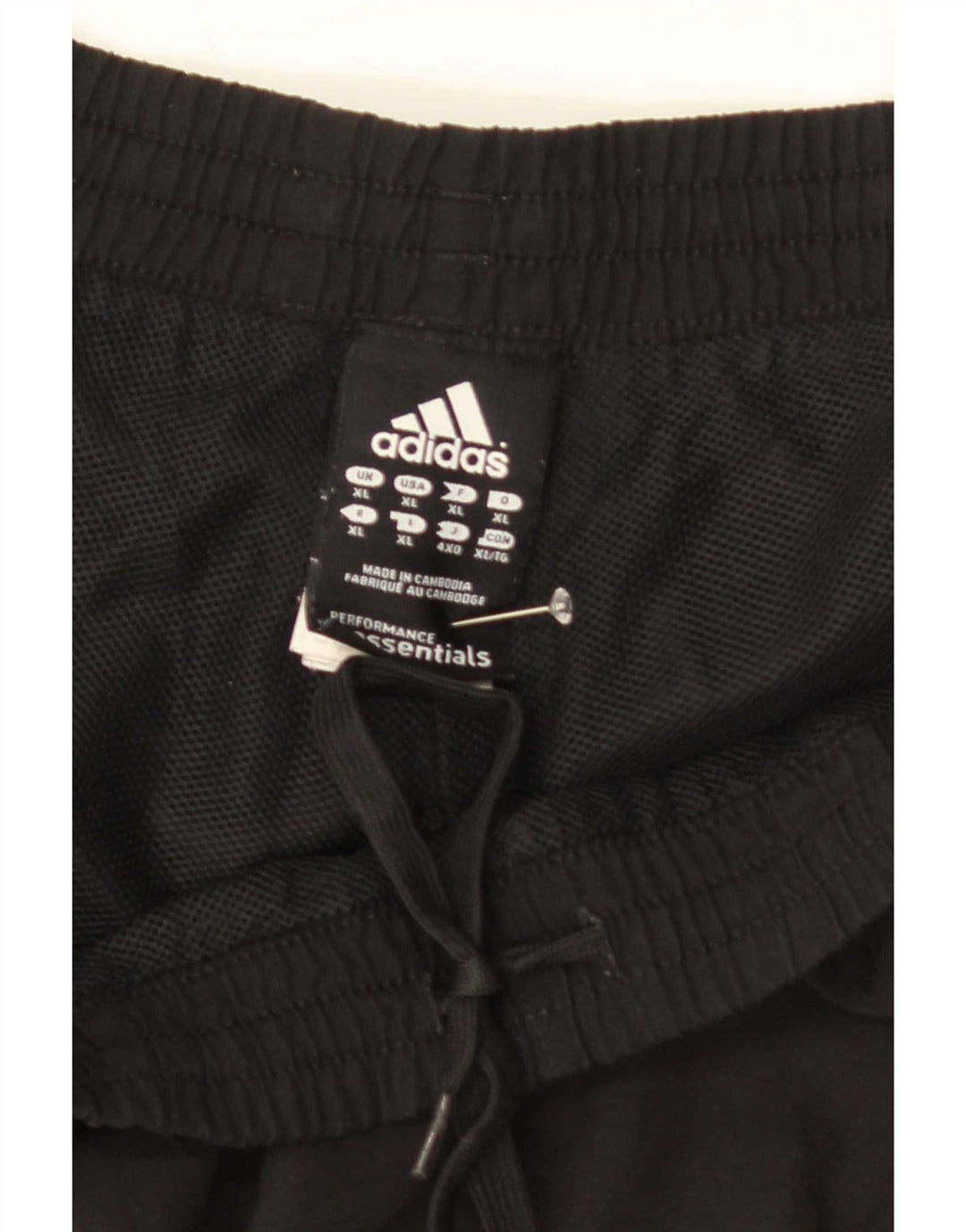 Ανδρικό αθλητικό σορτς Adidas Climalite Regular XL Μαύρο πολυεστέρα